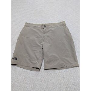 The North Face Men's Khaki Nylon Short Casual Flat Front Size 38